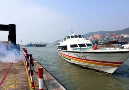 兩岸“小三通”航線全部復航 復航不易實在是太激動了