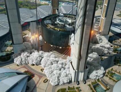 武漢國博用特效“加建”太空電梯 原因竟是這樣實在是太意外了