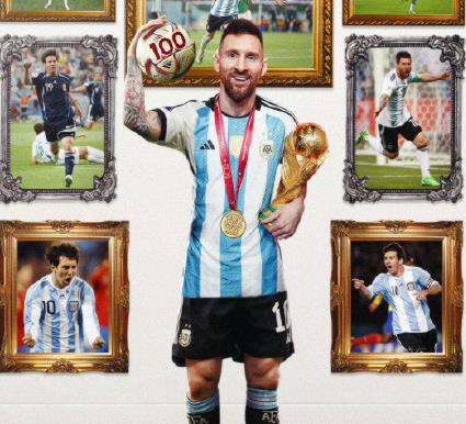 梅西國(guó)家隊(duì)100球太激動(dòng)了