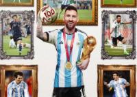 梅西國家隊100球 阿根廷球員一起并排鼓掌慶祝