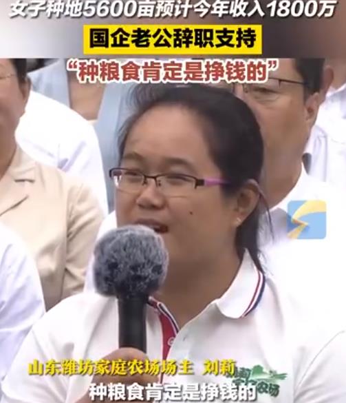 女子種地5600畝國企老公辭職支持 預(yù)計(jì)今年?duì)I收可達(dá)1800萬元