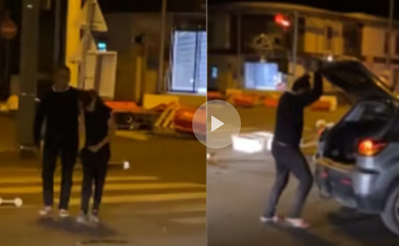 法父親揪參與騷亂兒子耳朵塞進(jìn)車箱 照片曝光直接讓人大呼意外