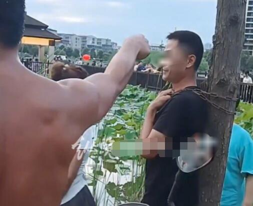 巡邏人員制止男子野泳被綁樹上 原因竟是這樣實(shí)在是太意外了