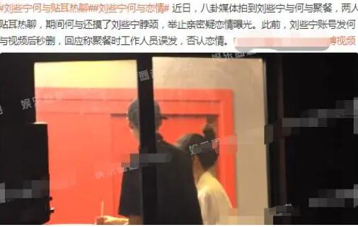 劉些寧何與戀情是真的嗎?