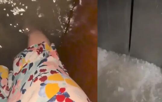 女子深夜乘電梯暴雨涌入被困1小時 原因竟是這樣太無奈了