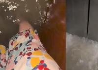 女子深夜乘電梯暴雨涌入被困1小時 原因竟是這樣太無奈了