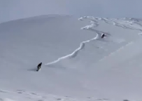 兩男子滑雪遇斷崖 游客拼命喊停 背后真相實(shí)在讓人驚愕