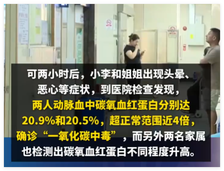 一家6口空調(diào)房煲糖水4人中毒 為什么中毒什么情況？